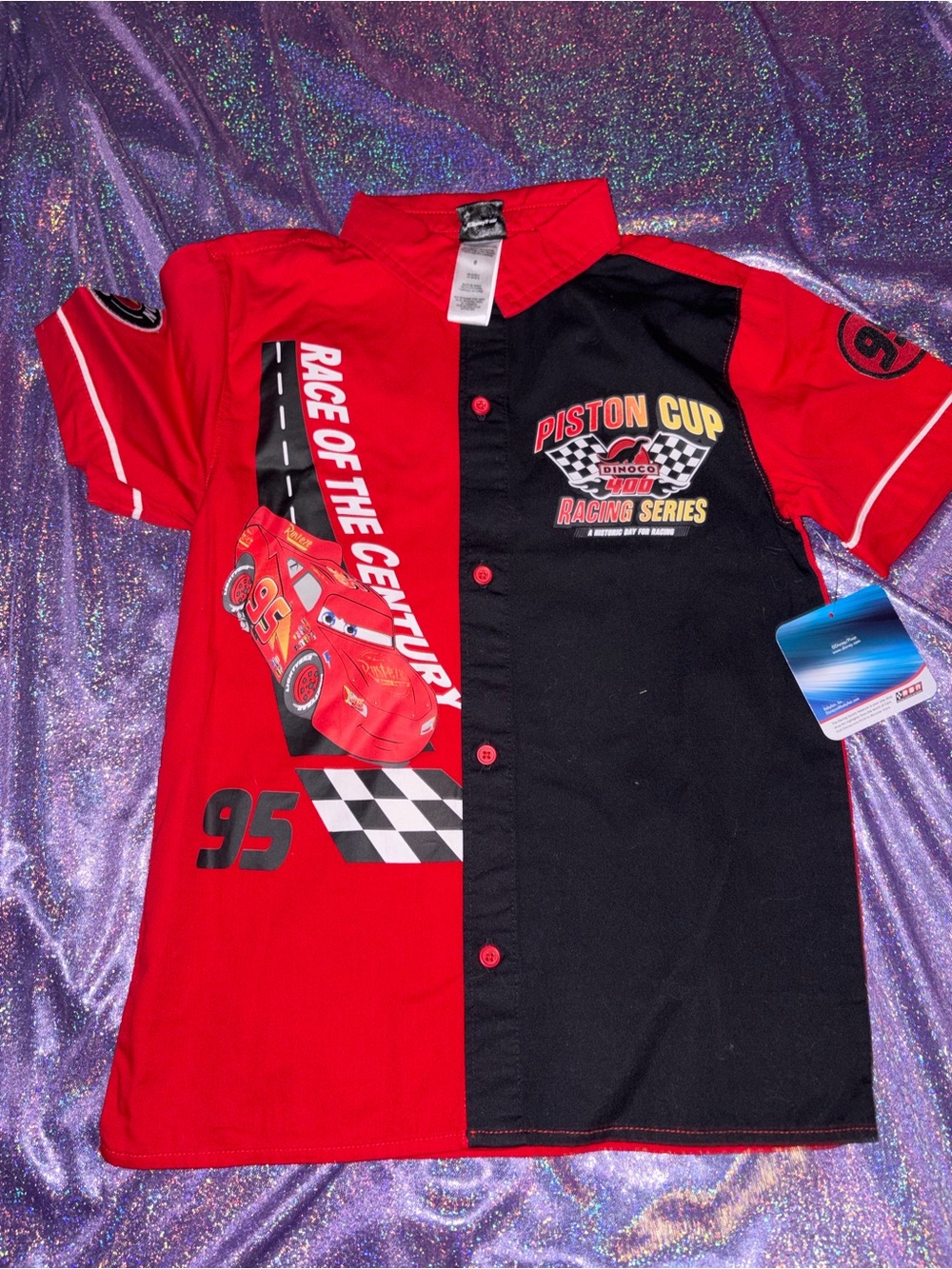 Lightning McQueen Button Up Shirt